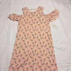 a girls ice cream pink dress designer